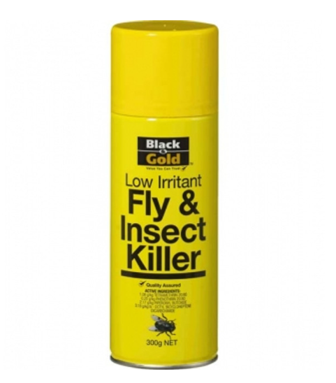 Black & Gold Fly & Insect Killer Low Irritant 300g