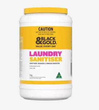 Black & Gold Laundry Sanitiser 1kg