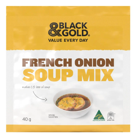 Black & Gold Soup Mix French Onion 40g