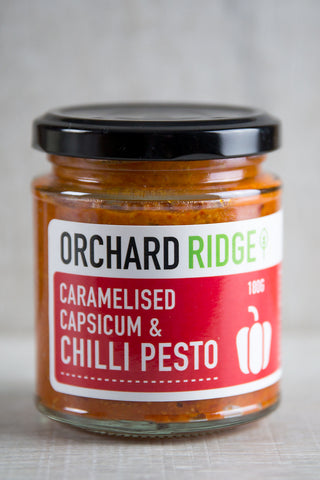 Orchard Ridge Caramelised Capsicum & Chilli Pesto 180g