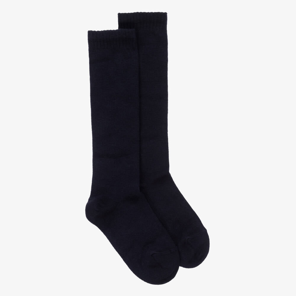 Carlomagno 2512 Knee High Sock Navy Size 1