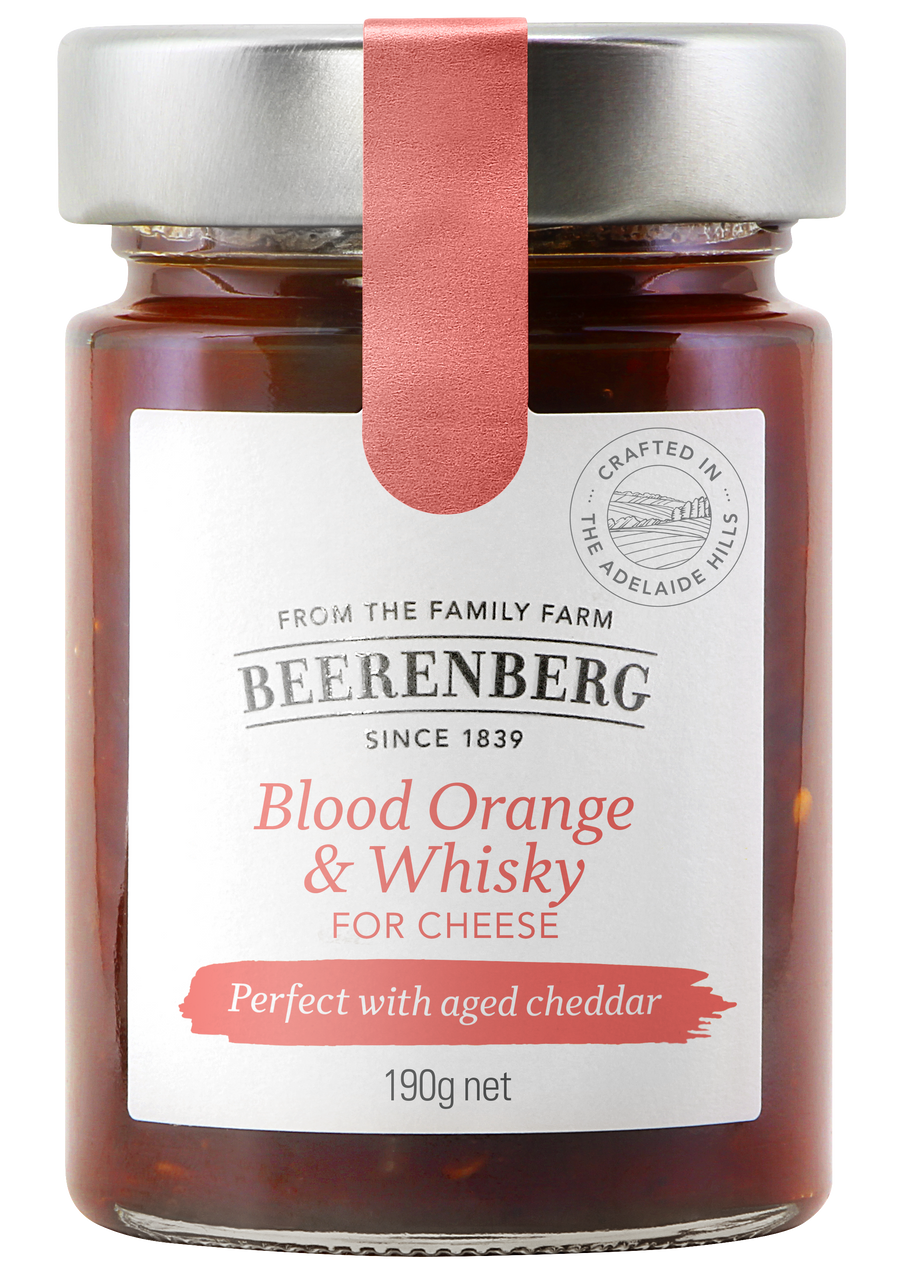 Beerenberg For Cheese Blood Orange & Whisky 190g