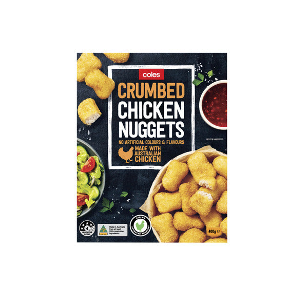 Coles Chicken Breast Nuggets 400g