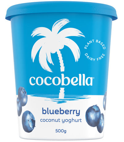 Cocobella Dairy Free Coconut Yoghurt Blueberry 500g