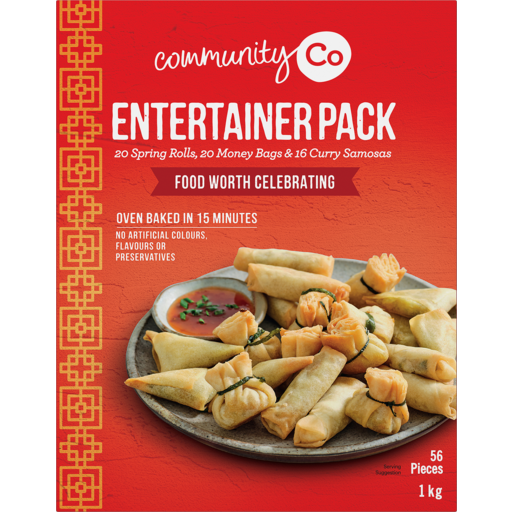 Community Co Entertainment Pack 56pces 1kg