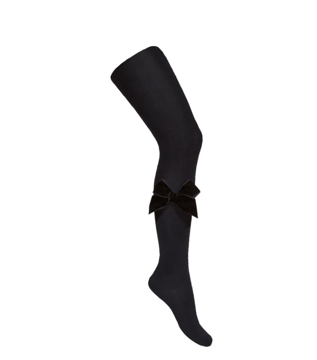 Condor 2420/1 Velvet Bow Tight Nero 00