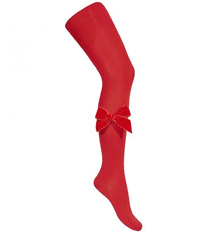 Condor 2420/1 Velvet Bow Tight Rojo 00