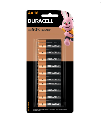 Duracell Coppertop AA 16pk