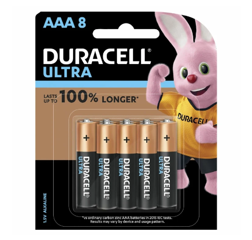 Duracell Ultra Batteries AAA 8pk