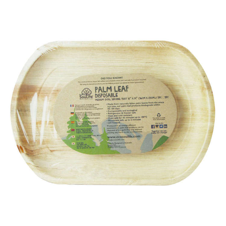 Eco Soulife Medium Oval Serving Tray 3pk