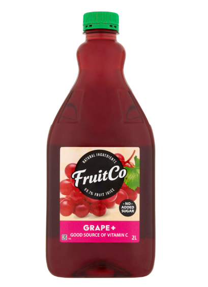 Fruit Co Juice Plus Grape 2L