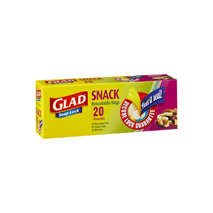 Glad Snaplock Sandwich Bag 20pk Girls