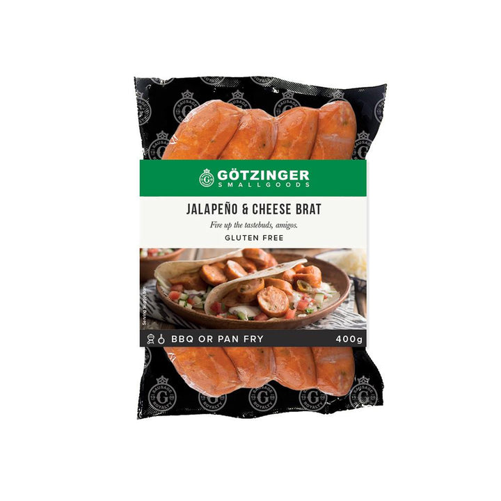 Gotzinger Jalapeno & Cheese Brat 400g