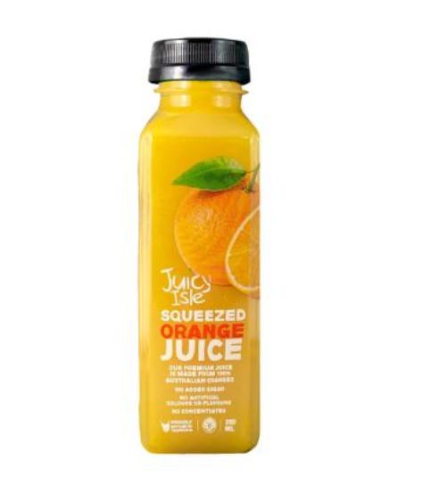 Juicy Isle Squeezed Orange Juice 350ml