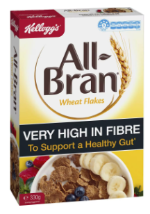 Kelloggs All Bran Wheat Flakes 330g