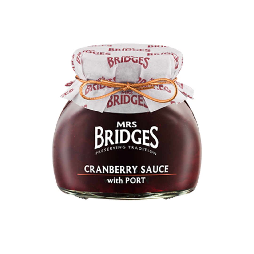 Mrs Bridges Cranberry Sauce with Port 250g