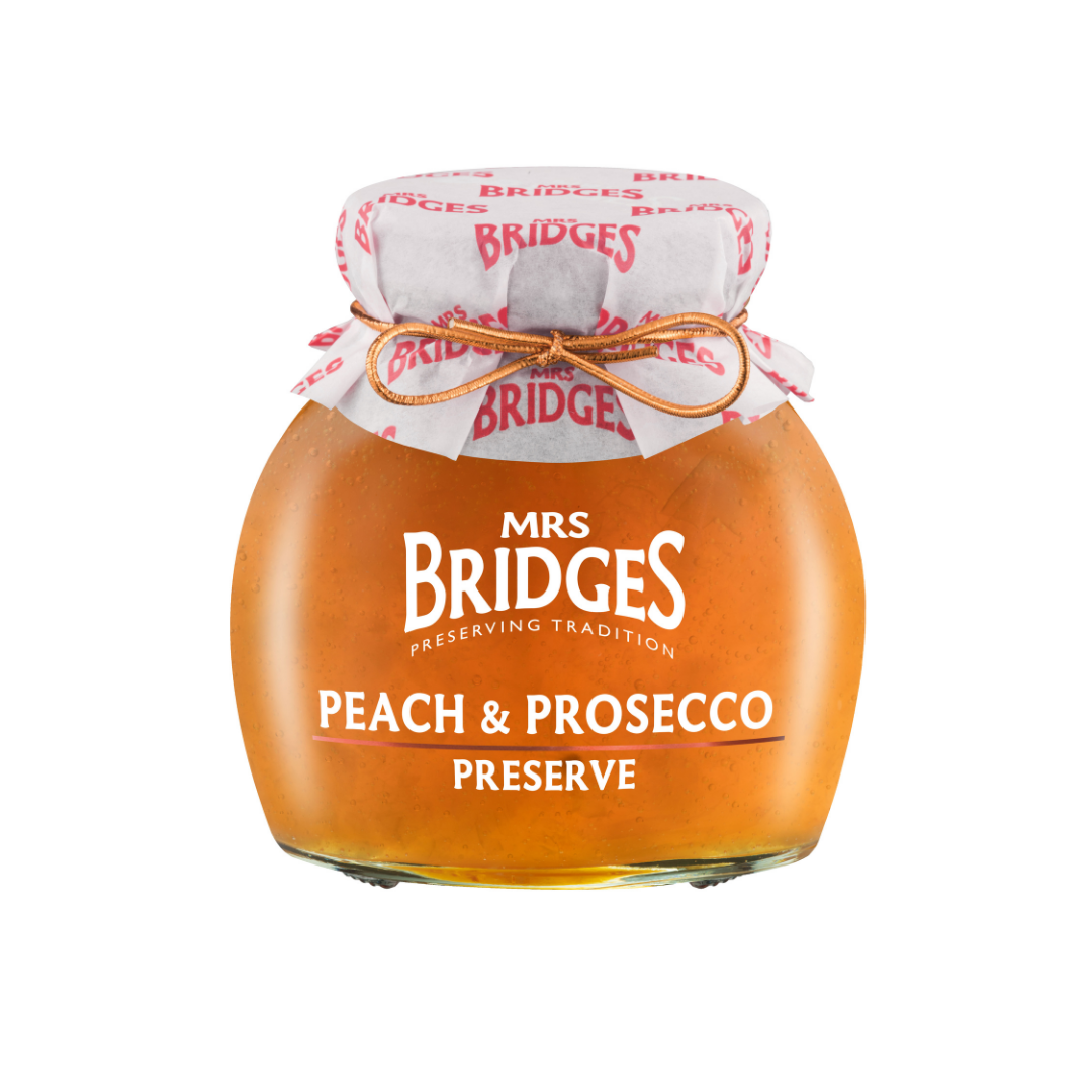 Mrs Bridges Peach & Prosecco Preserve 340g