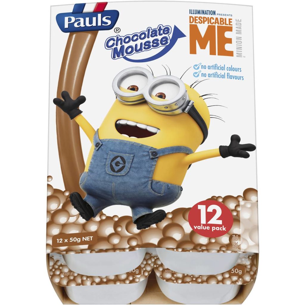 Pauls Chocolate Mousse 50g 12pk