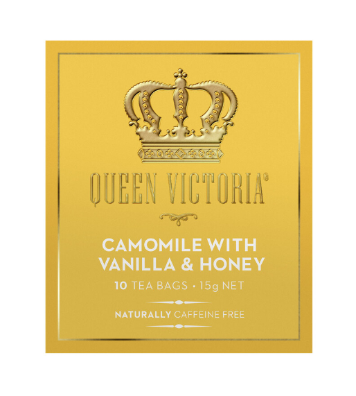 Queen Victoria Tea Bags Camomile Vanilla & Honey 10pk