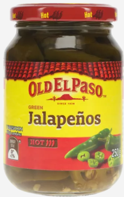 Old El Paso Pickled Sliced Jalapenos 250g