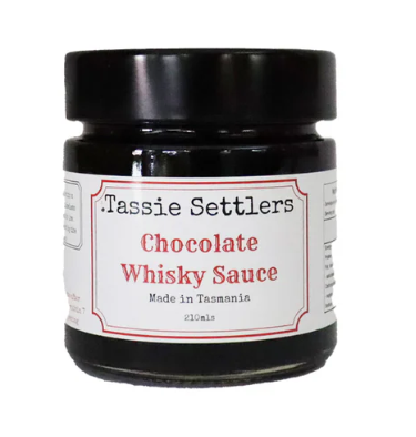 Tassie Settlers Chocolate Whisky Sauce 210ml