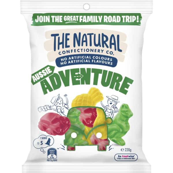 The Natural Confectionery Co Aussie Adventure 220g