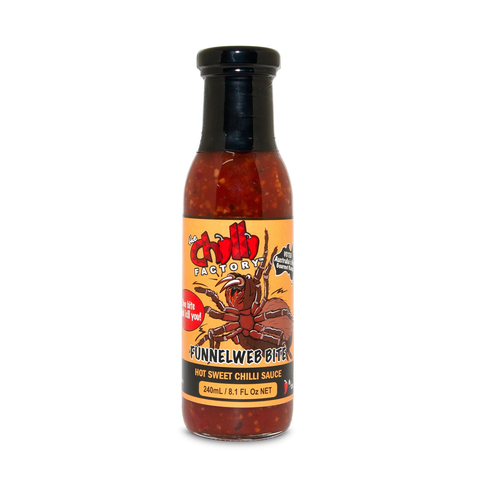 The Chilli Factory Sauce Funnelweb Bite Sweet Chilli 240ml