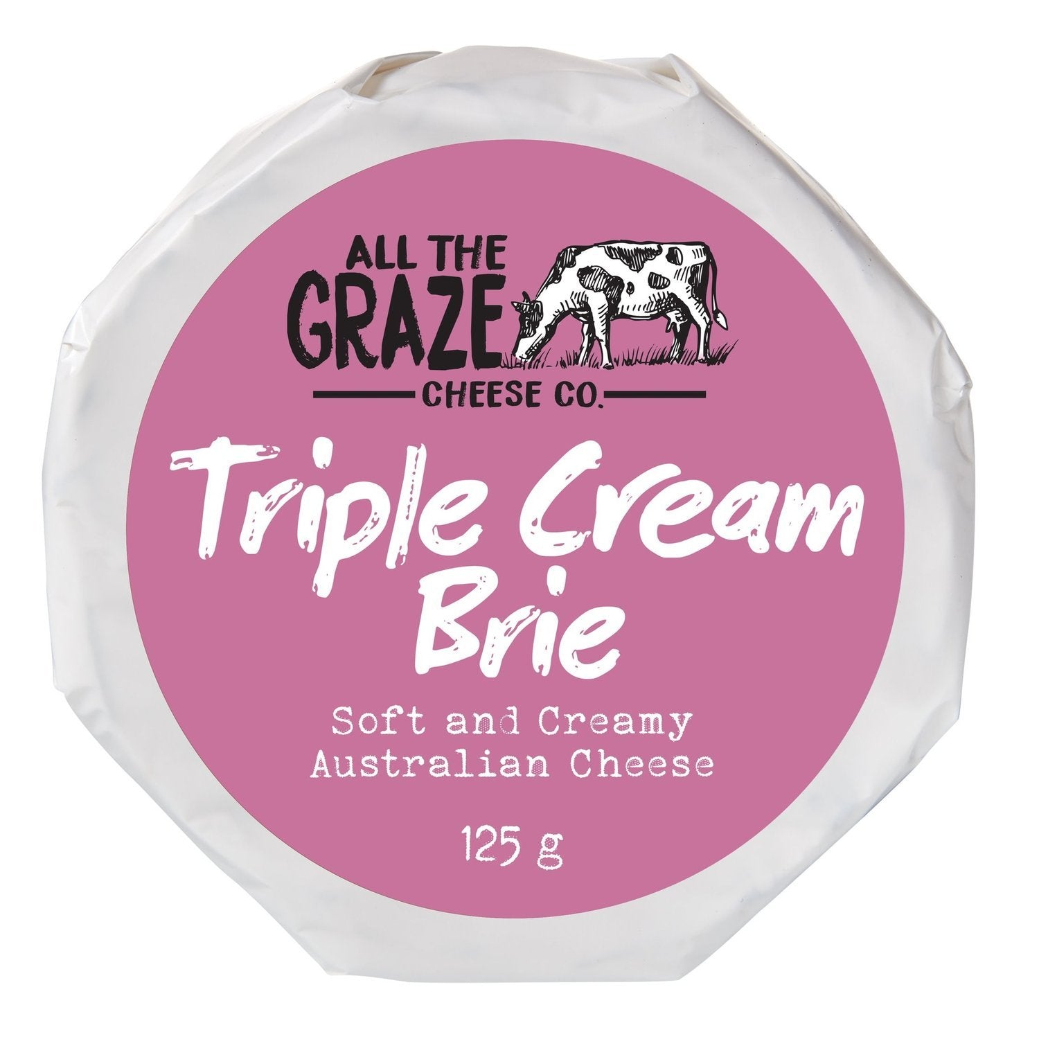 All The Graze Triple Cream Brie 125g