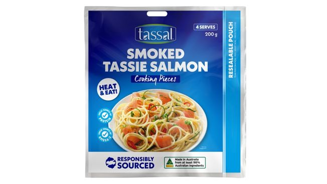 Tassal Smoked Tassie Salmon Pieces 200g