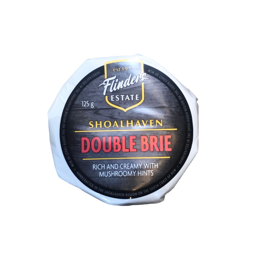 Flinders Estate Shoalhaven Double Brie 125g