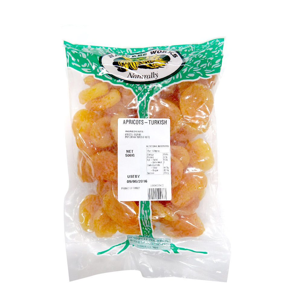 Natures Works Turkish Apricots 500g