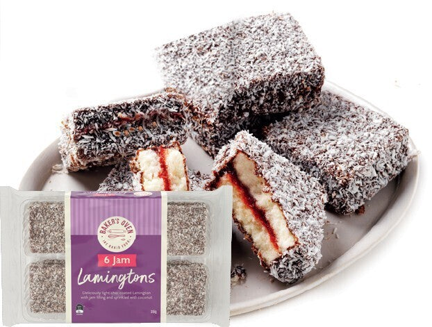 Bakers Oven Jam Lamington 350g