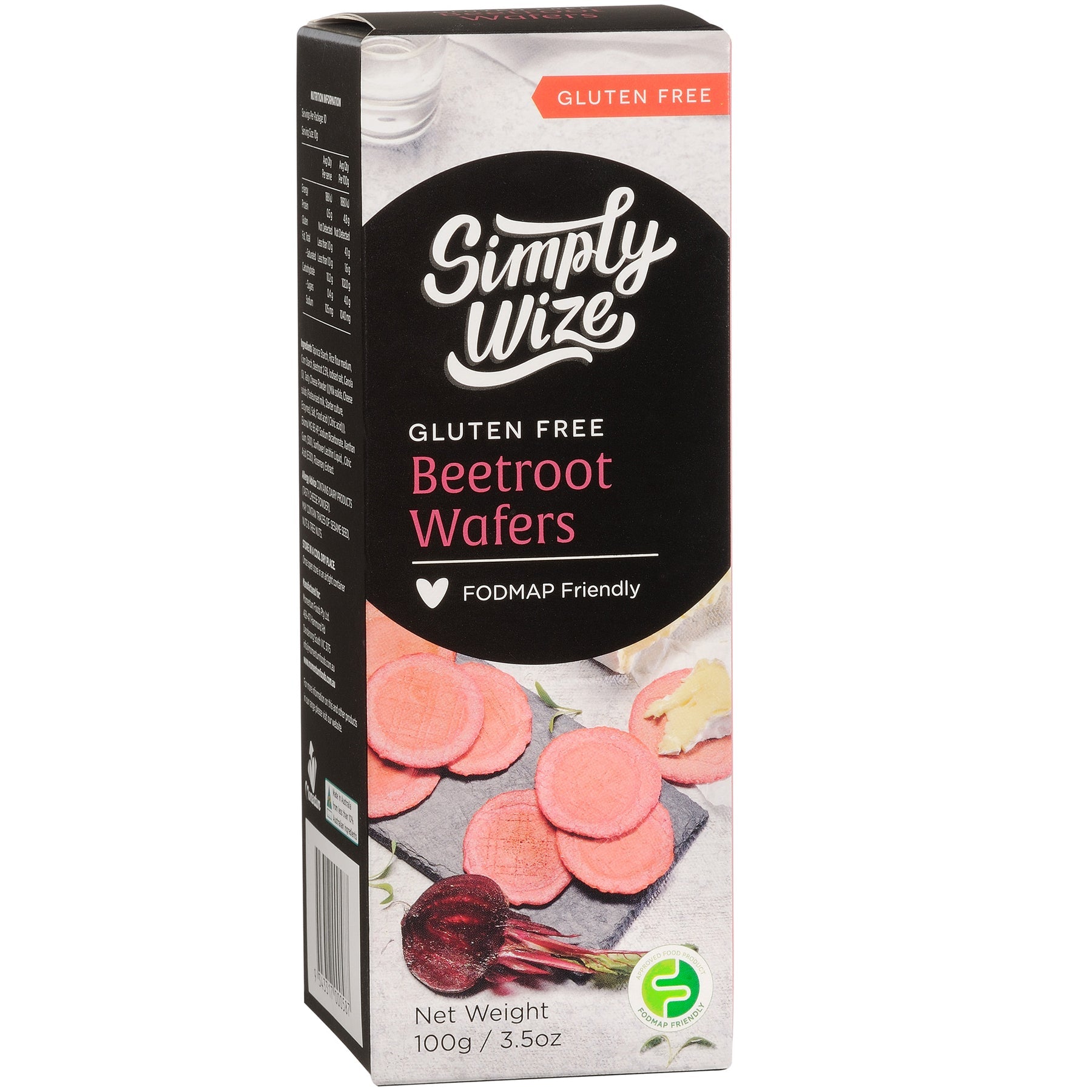 Simply Wize Wafers Beetroot 100g