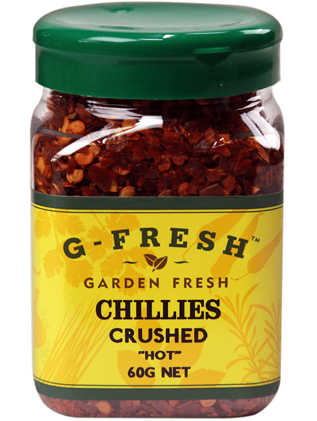 G-Fresh Garden Fresh Chillies Crushed Hot 60g