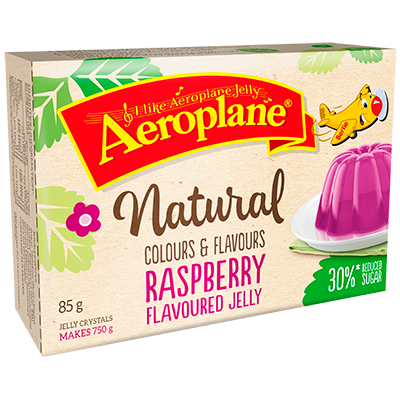 Aeroplane Natural Jelly Crystals Raspberry 85g