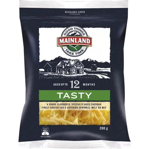 Mainland Tasty Cheese Grated 200g