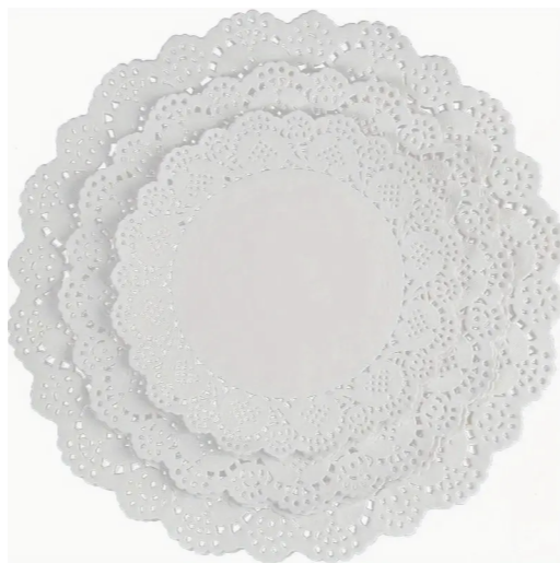 Korbond Paper Lace Doilies Assorted pk