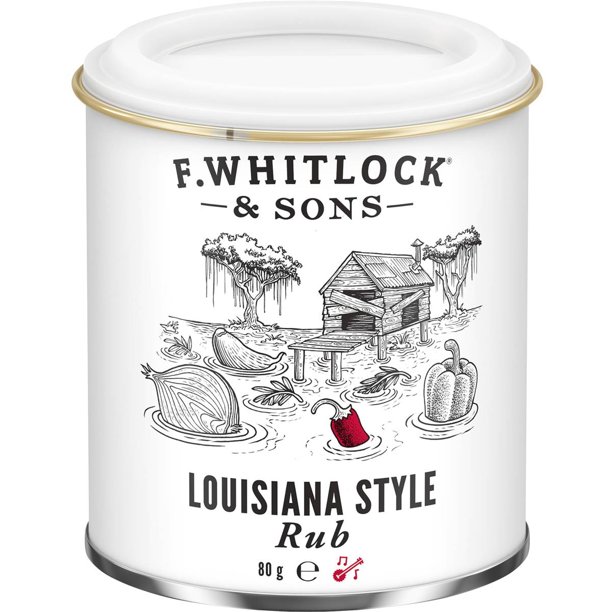 Whitlock Rub Louisiana 80g