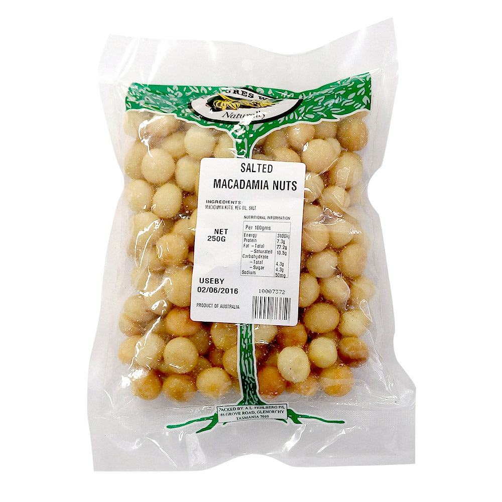 Natures Works Macadamia Nuts 250g