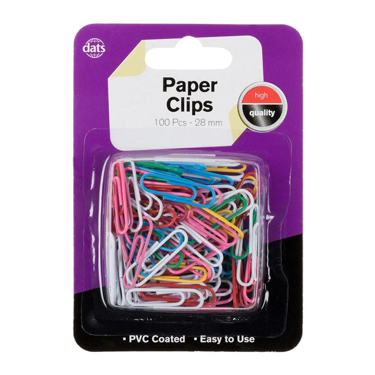 Dats Paper Clips 100pk 33mm