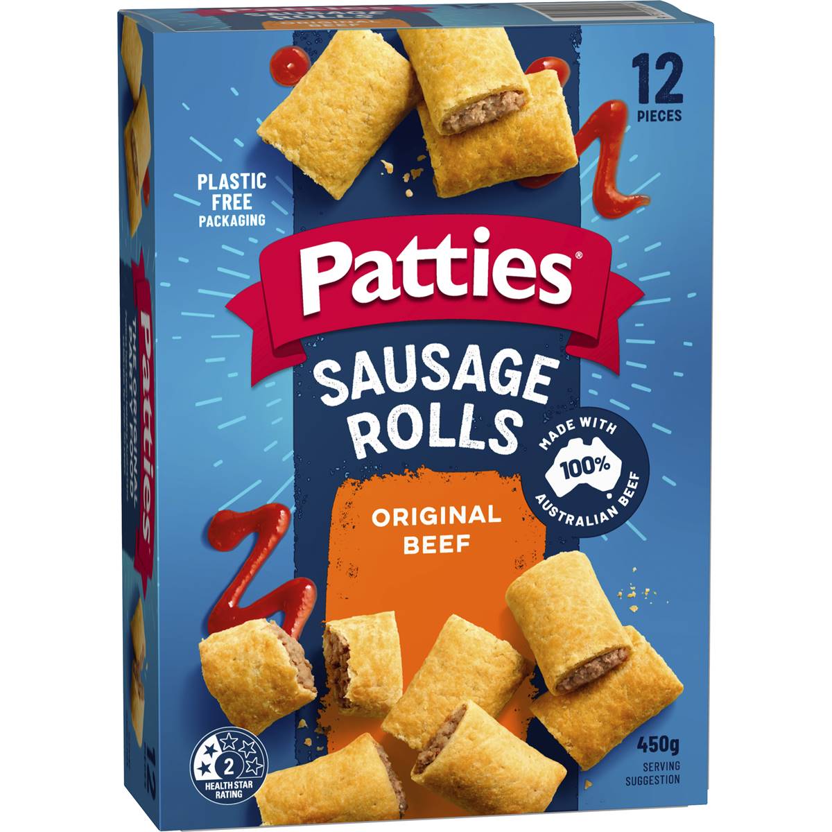 Patties Sausage Rolls 12pk 450g