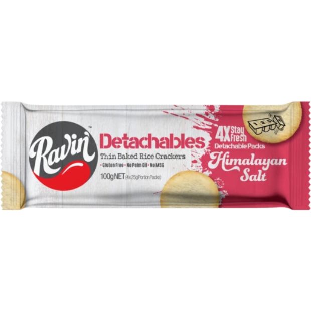 Ravin Detachables Himalayan Salt 4x25g pk  100g