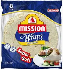 Mission 8" Wrap Frozen 12pk