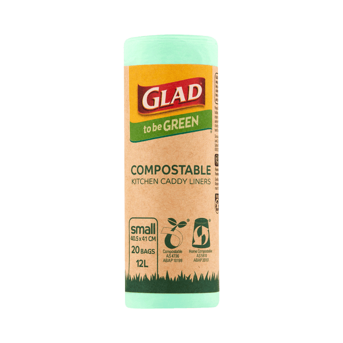 Glad to be Green Compostable Kitchen Caddy Liners Sml 20pk