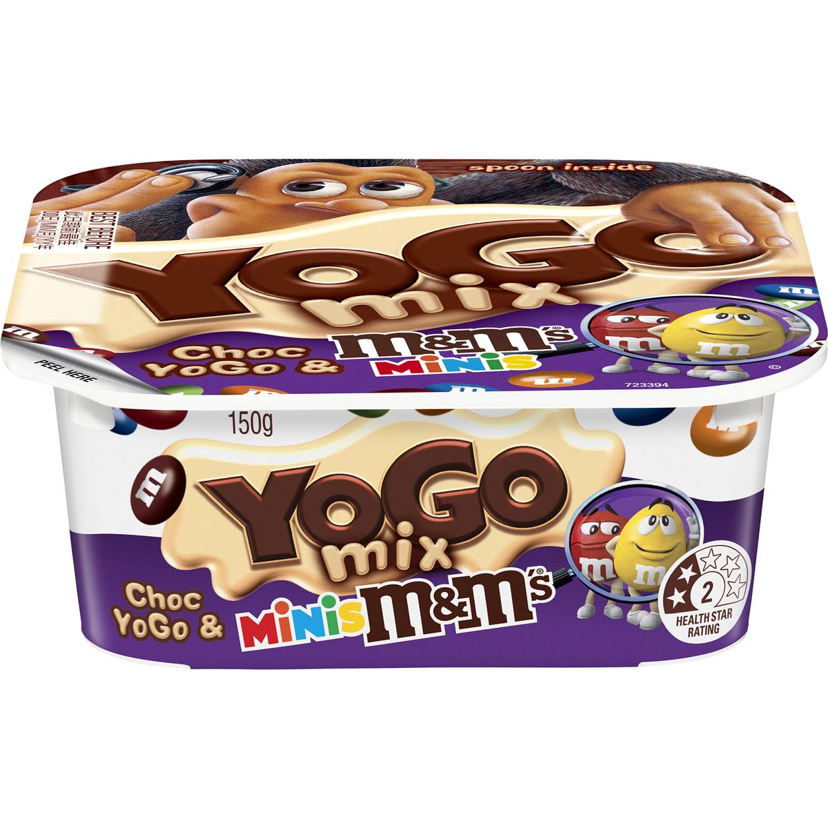 Yogo Chocolate Custard Dessert with Mini M&Ms 150g