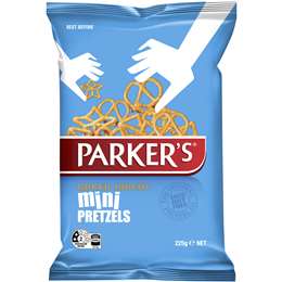 Parkers Mini Pretzel 225g