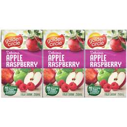 Golden Circle Juice Apple Raspberry 250ml 6pk