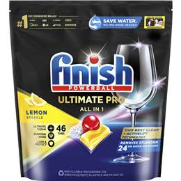 Finish Powerball Ultimate Pro All In 1 Lemon Sparkle 46 Tabs