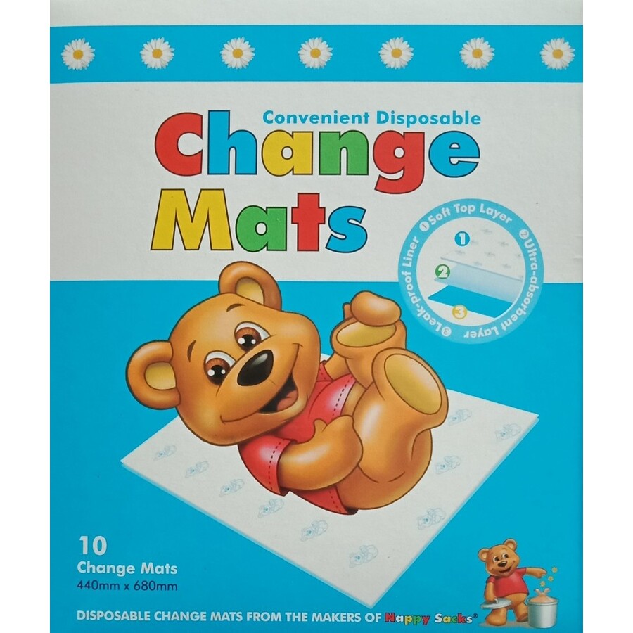 Nappy Sacks Change Mat 10pk