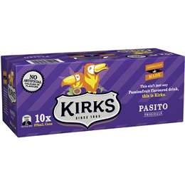 Kirks Pasito Cans 375ml 10pk